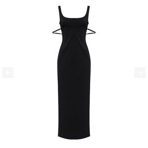 Jacquemus La Montaigne Black Dress